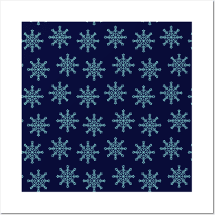 Snowflake Pattern 1 Posters and Art